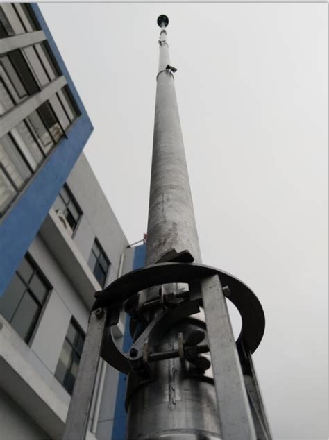 Teleskopski Jarbol 50 Foot Telescoping Antenna Mast Push Up Telescopic Mast 15m Aluminum Tower