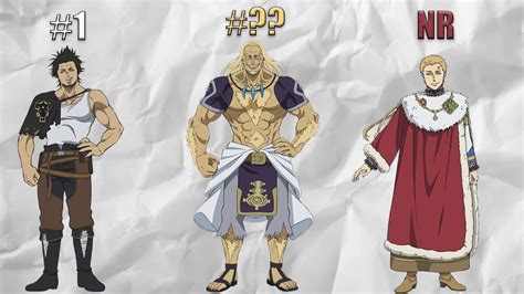 Black Clover Characters Captains