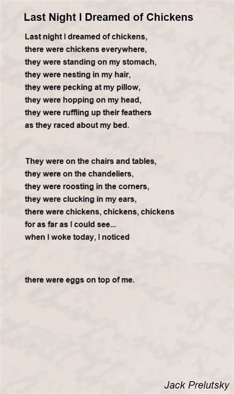 Funny Chicken Poems