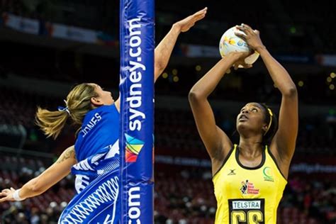 jamaica s sunshine girls begin netball world cup with smashing 46 goal win