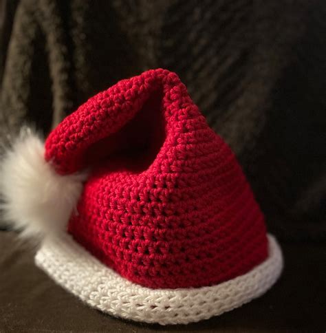 Free Santa Hat Pattern Diy From Home Crochet