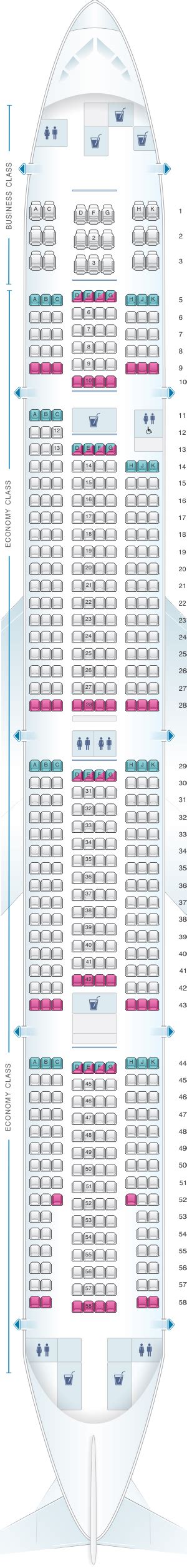 Mapa De Asientos Ana All Nippon Airways Boeing B777 300 Domestic