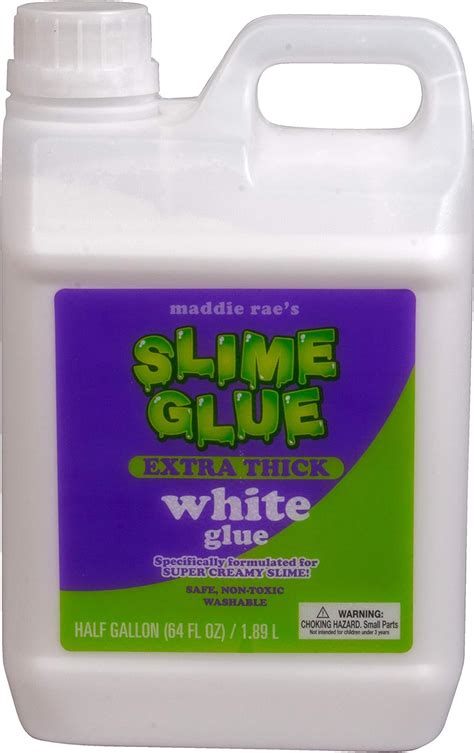 Maddie Raes Slime Glue Extra Thick White 12 Gallon Value