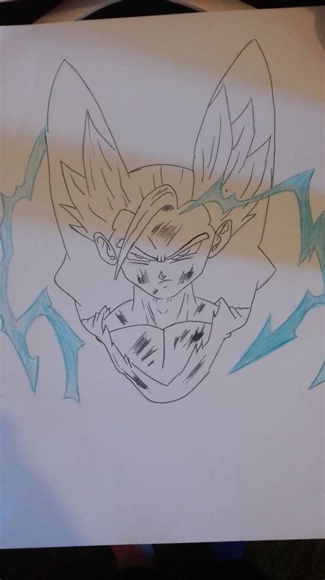 Mi Dibujo De Gohan Ssj2 Dragon Ball EspaÑol Amino