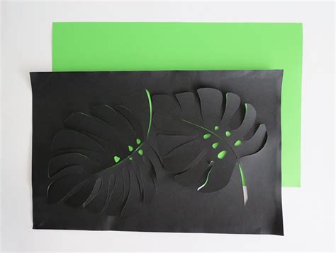 Diy Paper Leaf Wall Art Diy Craft Projects