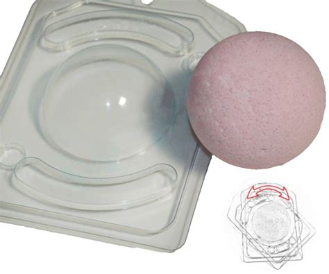 Hobby And Craft Soap Making 1pc Semi Sphere Domed Hemisphere Round