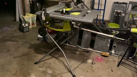 Preview Of Brand New Ryobi Rts23 Folding Portable Table Saw Youtube