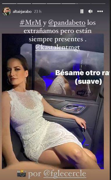 Altair Jarabo Luce Sus Curvas Con Vestido Transparente En Los Billboard