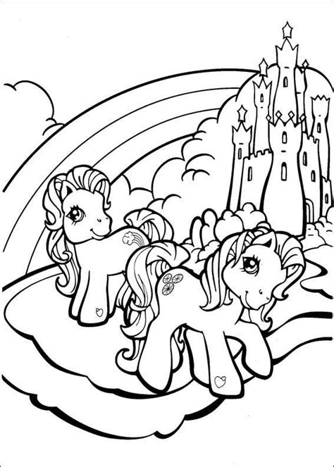 pony  coloring page