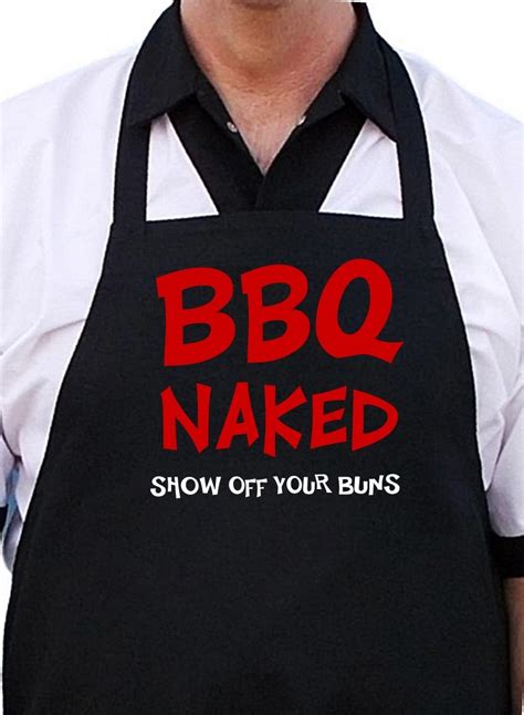 Funny Grilling Apron Bbq Naked Novelty Barbecue Aprons