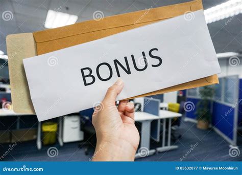 Concept Of Employee Bonus Stock Image Image Of Money 83632877
