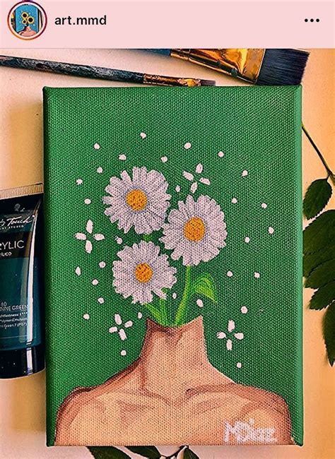 Aesthetic Painting In 2020 Mini Canvas Art Small Canvas Art