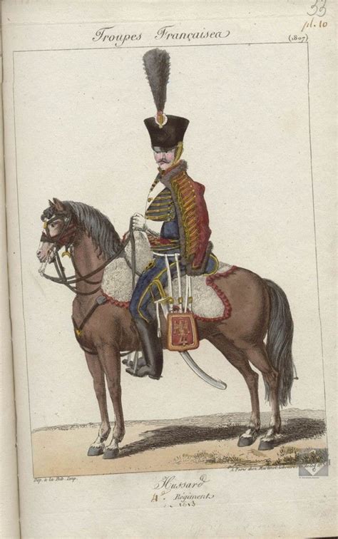 4e Régiment De Hussards En 1807 Par Martinet Armée Britannique