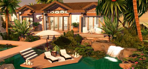 17 Sims 4 Beach House Plans Reverasite