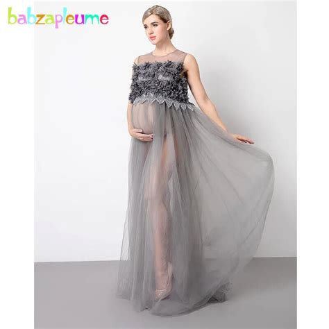2018 New Summer Pregnancy Clothes Plus Size Maternity Gown Dress Sexy