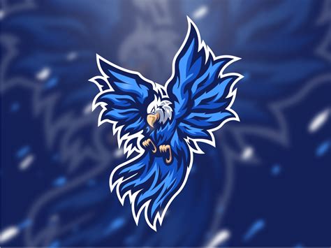 Blue Eagle Mascot And Esport Logo Uplabs
