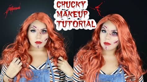 Female Chucky Halloween Makeup Tutorial Youtube