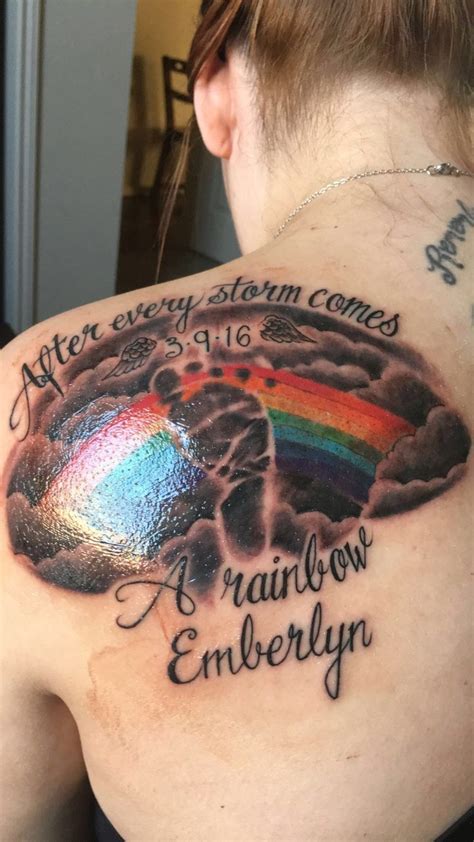 rainbow baby  rainbow baby tattoo baby tattoos rainbow tattoos mother tattoos