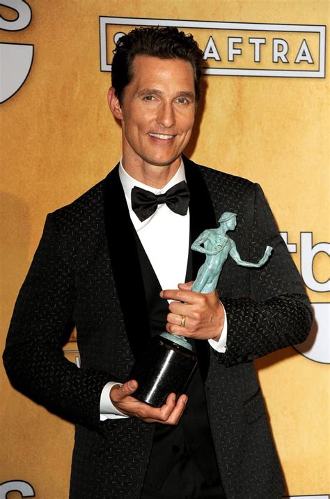 Matthew McConaughey At The SAG Awards 2014 POPSUGAR Celebrity
