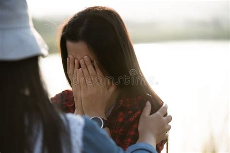 Two Pretty Girl Friends Crying Portrait Stock Photos Free And Royalty