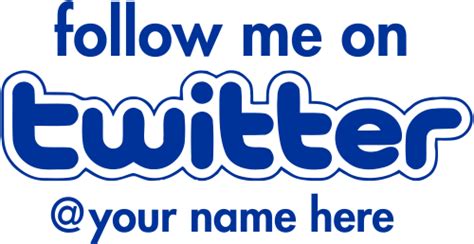 Follow Me On Twitter Self Inking Stock Stamp Simply Stamps