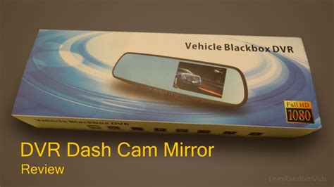 Vehicle Blackbox Dvr Full Hd 1080p Dual Dash Cam Mirror And Rear Camera