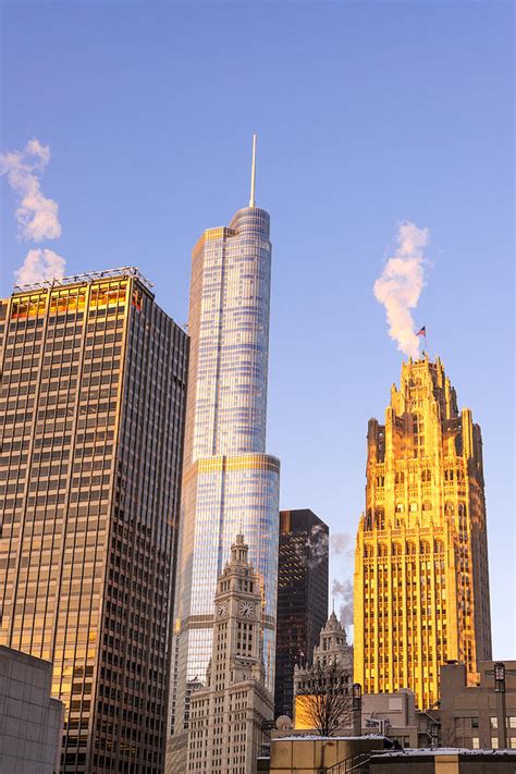 Chicago Skyscrapers At Sunrise Photograph By Jess Kraft Fine Art America