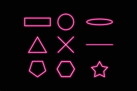 Free Download 9 Neon Shape Png And 