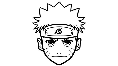 How To Draw Naruto Face Step By Step By Laor Arts Youtube