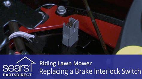 Replacing A Brake Interlock Switch On A Riding Lawn Mower Youtube