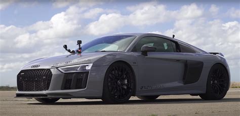 3400 Hp Drag Race Between Audi Tt Rs R8 And 911 Turbo S Is An