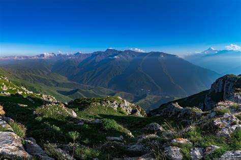 Stunning Nature Of The Caucasus Climbing Stolovaya Mountain · Russia