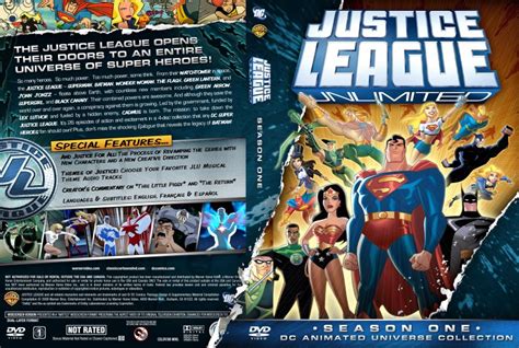 Dc Animated Justice League Unlimited Season 1 Tv Dvd Custom Covers