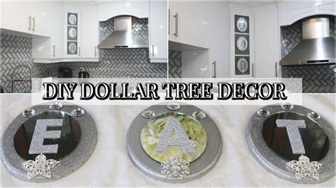 Dollar Tree Diy Glam Kitchen Decor Diy Glam Eat Sign Home Diy Decor Ideas Youtube