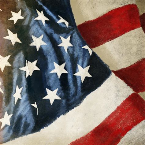 American Flag Painting
