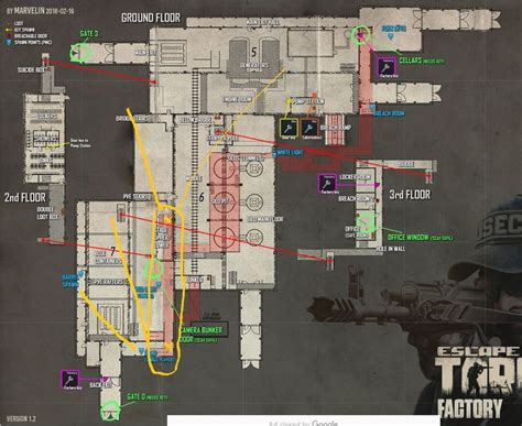 Escape Tarkov Customs Map