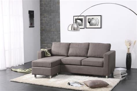 The sofa table, picture light, and floor canned light. modular sectional sofa for small spaces in l-shaped design with floor arch lamp stylish ...