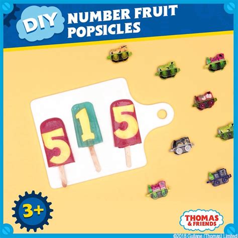 Thomas And Friends Diy Number Fruit Popsicles