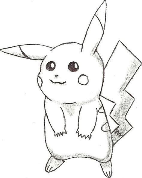 Pikachu Sketch By Saoiste On Deviantart