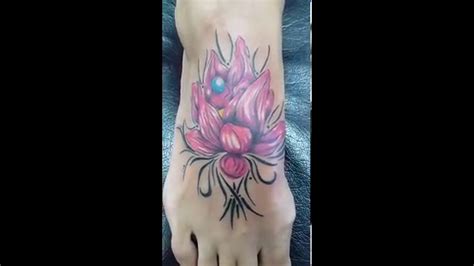 Lotus Foot Tattoo Youtube