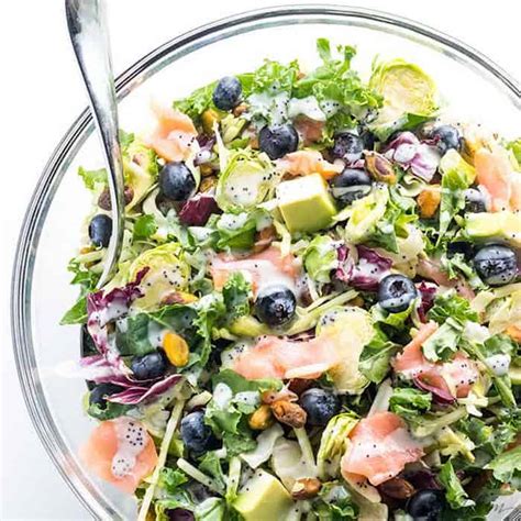 Salmon Kale Superfood Salad Recipe With Lemon