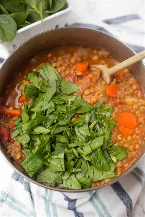 Simple Hearty Vegan Lentil Soup Recipe Healthy Liv