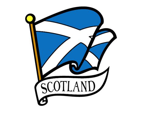 Con guaina, corda e gancio f.to cm 70x100. Disegno Bandiera della Scozia colorato da Marigenny il 20 ...