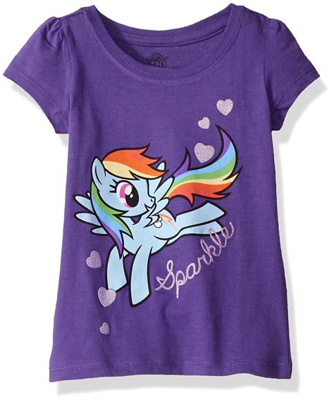 My Little Pony Girls Girls Mlp Sparkle Short Sleeved Puff T Shirt Kitilan