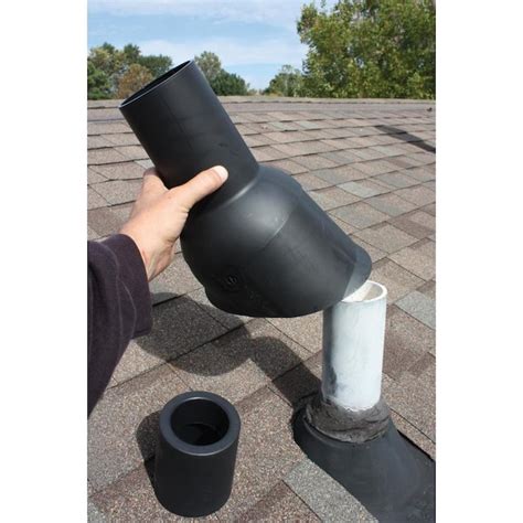 Perma Boot 4 In X 11 25 In Plastic Vent And Pipe Flashing In The Vent And Pipe Flashing Department