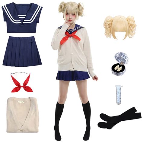 Buy Himiko Toga Cosplay Outfit Halloween Anime Uniform Sailor Jk