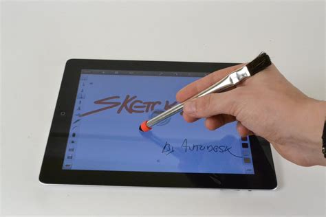 Paint Brush Stylus For Ipad Used On Sketchbook Pro 6 Steps With