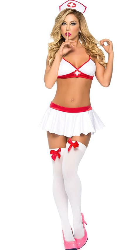 Sexy Nurse Wear Sleeveless Backless Uniform Temptation