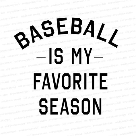 Baseball Is My Favorite Season SVG Baseball Shirt SVG Etsy