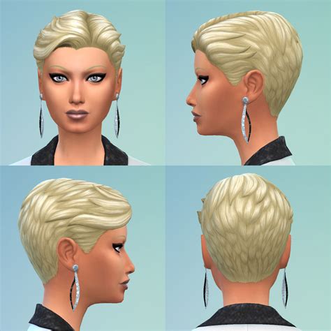 Short Slicked Back Gender Conversion The Sims 4 Catalog